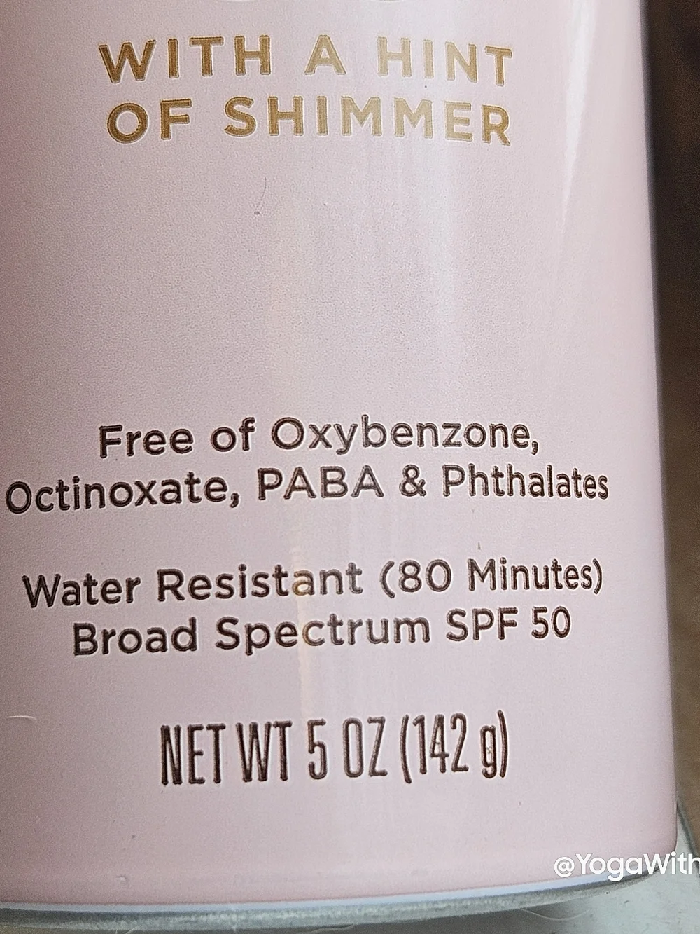 SPF 50 Glow Shimmer Coppertone broad spectrum sunscreen spray - Picture 5 of 7